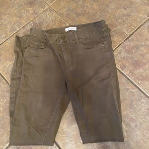 Loft olive jeans
